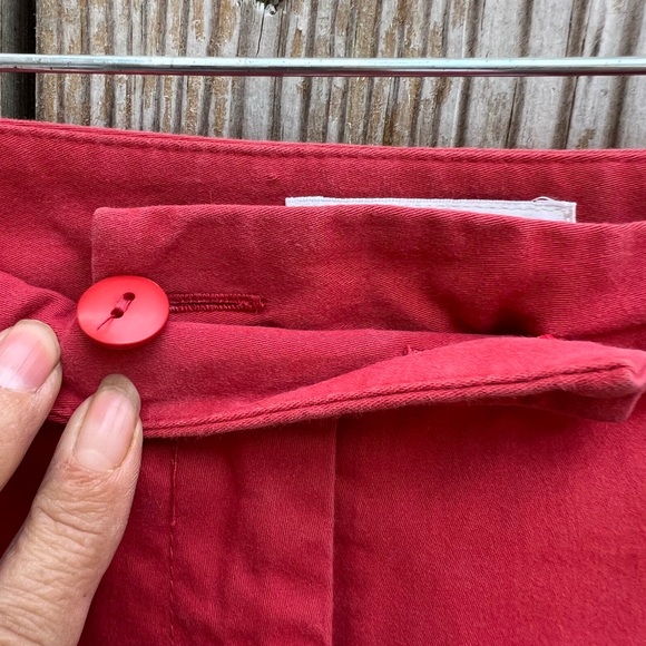 TALBOTS Orange Coral Khaki Pants Women’s 2 Petite NWT NEW - Picture 6 of 11